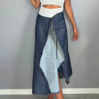 Jupe en jean zip KAHL Paris