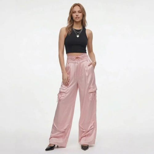 Pantalon cargo dentelle KAHL Paris