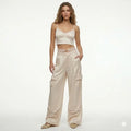 Pantalon cargo dentelle KAHL Paris